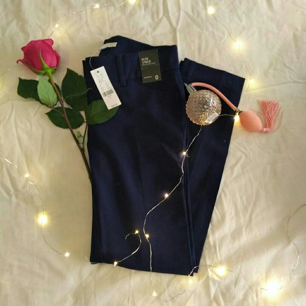 LOFT slim ankle highwasted pants